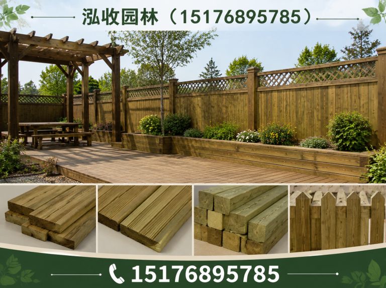 大连塑木地板展示图