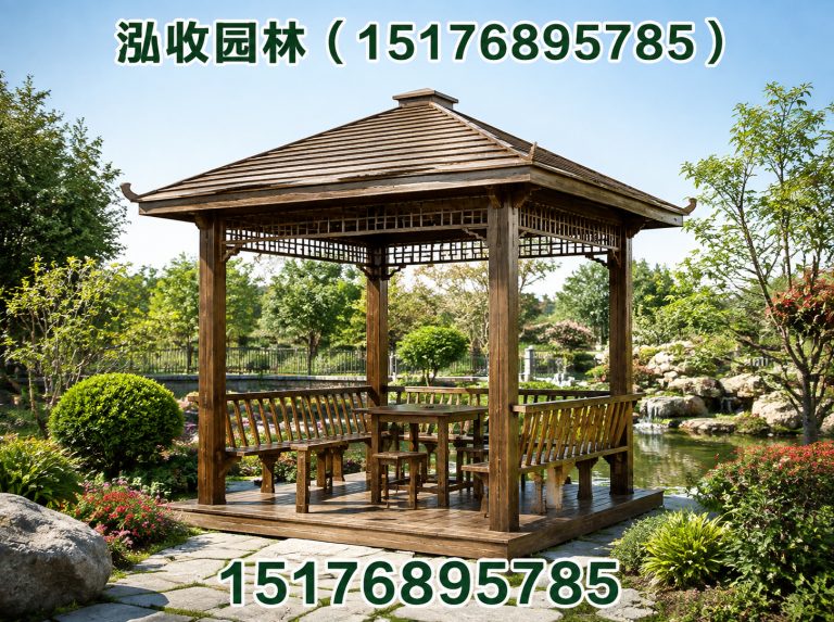 大连京津冀防腐木工程展示图
